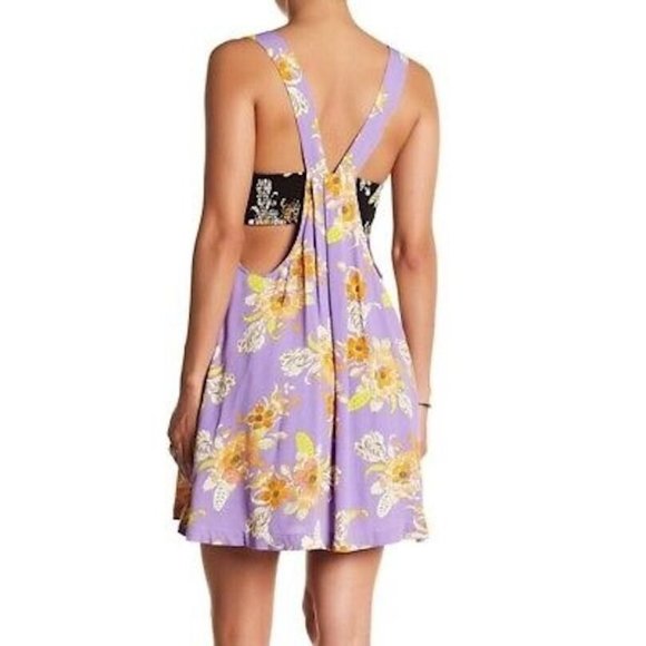 Free People Dresses & Skirts - Free People It's You Floral Mini Floral Dress Size Medium